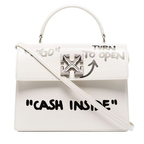 Off White Bag, My Style Bags, Latest Bags, Inside Bag, Designer Shoulder Bags, Metallic Logo, Louis Vuitton Twist Bag, White Bag, Brand You