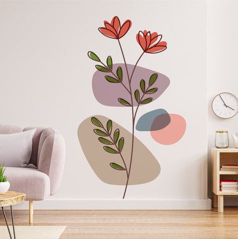 Home Decor Innovating House Wall Paint Concepts Ideas Easy Wall Painting Ideas, Easy Wall Painting, Simple Wall Painting, Simple Wall Paintings, Wall Murals Diy, Creative Wall Painting, Wall Art Diy Paint, Diy Wall Painting, Room Wall Painting