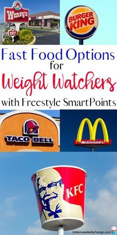 Find out the best fast food options for Weight Watchers with freestyle SmartPoints. Find out how many freestyle points popular foods at fast food places are! Plats Weight Watchers, Weight Watchers Tips, Fast Food Places, Best Fast Food, Weight Watchers Smart Points, Weight Watchers Points, Detox Drinks Recipes, Food Options, Natural Detox