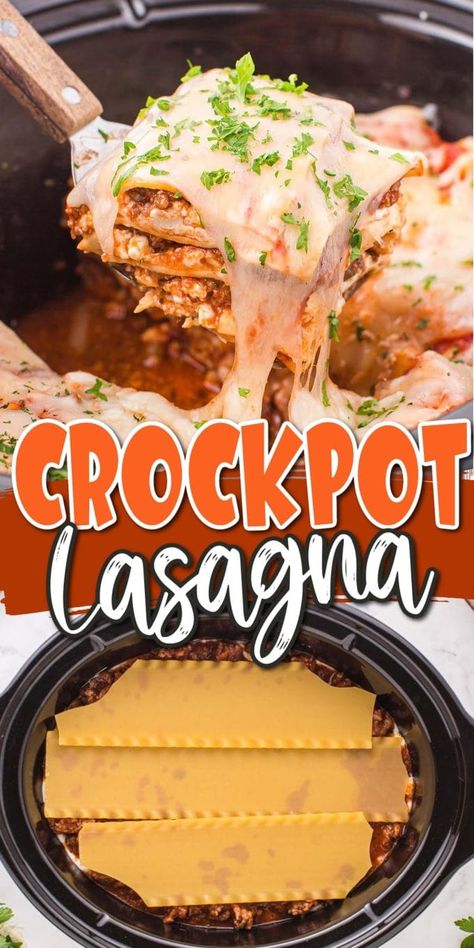 Crockpot Lasagna Easy, Lasagna Easy, Crock Pot Lasagna Recipe, Best Crockpot, Baked Lasagna, Crockpot Lasagna, Princess Pinky Girl, Slow Cooker Lasagna, Pinky Girl