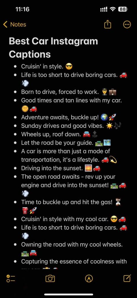 300+ Best Cool Car Captions for Instagram (2024) - Arvin New Car Instagram Story Ideas, Driver Captions Instagram, Car Story Instagram Ideas, Car Post Captions Instagram, Race Captions Instagram, Instagram Car Captions, Gas Station Captions Instagram, Caption For Car Pictures, Car Pictures Instagram Captions