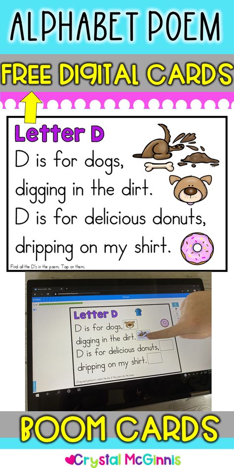 Alphabet Poems Free, Free Alphabet Poems, Alphabet Poems For Each Letter, Letter D Activity, Focus Activities, Alphabet Poem, Teaching Sound, Grandson Quotes, Order Letter