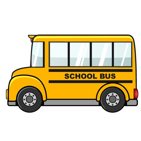 School Bus Drawing, Bus Sekolah, School Bus Clipart, School Bus Pictures, Cartoon School Bus, Transport Pictures, Bus Drawing, Teaching Clipart, Bus Cartoon