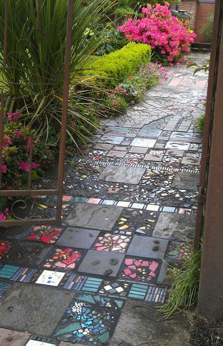 Cottage Gardens, Reka Bentuk Landskap, Taman Diy, Jardim Diy, Walkways Paths, Desain Lanskap, Garden Stepping Stones, Garden Walkway, Cottage Life