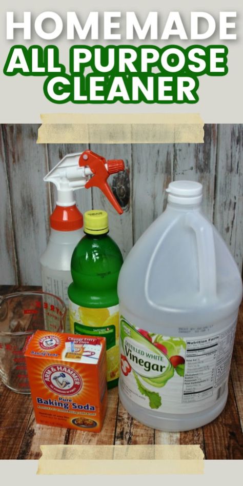 Learn how to make your own DIY All Purpose natural Cleaner with just a few ingredients for way less than buying toxic cleaners.  It's an easy recipe including vinegar. #vinegar #cleaninghacks #DIYcleaner #bakingsoda Homemade All Purpose Cleaner, Cleaning The Bathroom, Diy All Purpose Cleaner, Granite Cleaner, Mirror Cleaner, Homemade Soda, Natural Hair Treatments, All Purpose Cleaner, Homemade Cleaning Products