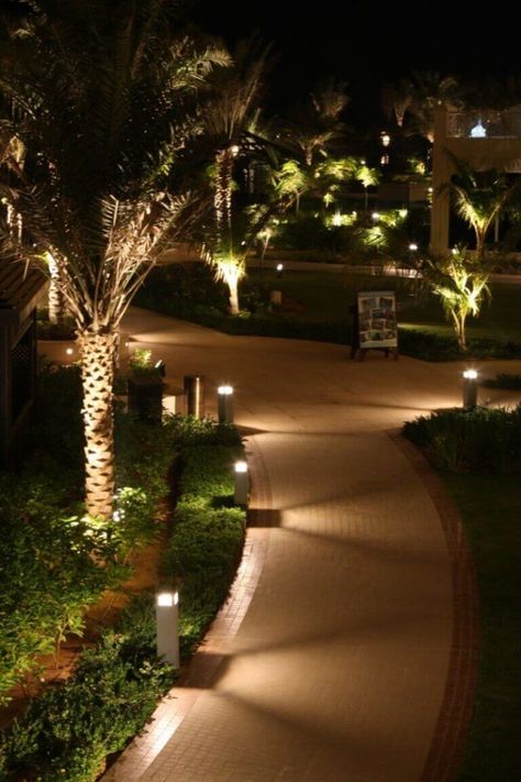 Having a look at some ideas certainly will not hurt, as they may inspire you into knowing some aspects you would want to be incorporated into your landscape path lighting. See more at backyardmastery.com Path Lighting Ideas, Garden Lighting Design, Walkway Lighting, Driveway Lighting, Outdoor Lighting Design, Solar Landscape Lighting, Solar Landscape, Landscape Lighting Design, Led Landscape Lighting