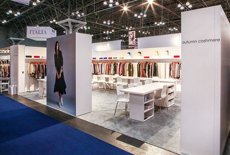 Autumn Cashmere Trade Show Booth Design, Fashion Trade Show Booth Ideas, Trade Show Booth Design 10 X 20, Show Booth Design, Event Booth Design, Trade Show Design, Stall Design, Store Concept, Event Booth