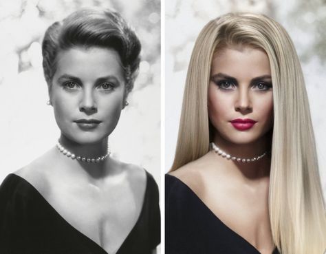 Classic Hollywood Actresses, Vintage Beauty Aesthetic, Hollywood Stars Women, Classic Beauty Icons, Grace Kelly Aesthetic, Old Hollywood Glamour Fashion, Classic Hollywood Fashion, Classic Hollywood Makeup, Old Hollywood Icons