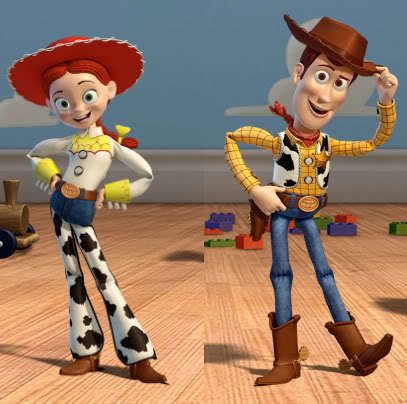 Woody and Jessie from Toy Story Activision Figures Diy Jessie Costume, Woody And Jesse Costume, Fantasias Toy Story, Woody And Jessie Costumes, Jessie Halloween, Jessie Toy Story Costume, Jesse Toy Story, Disfraz Toy Story, Jessie Costume