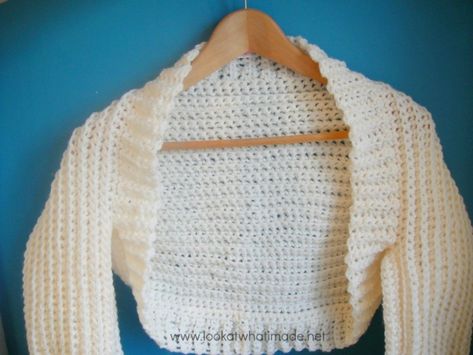 Couture, Crochet Baby Shrug, Crochet Shrug Cardigan, Bolero Haken, Crochet Shrug Bolero, Crochet Shrug Pattern Free, Pastel Crochet, Shrug Knitting Pattern, Crochet Bolero Pattern