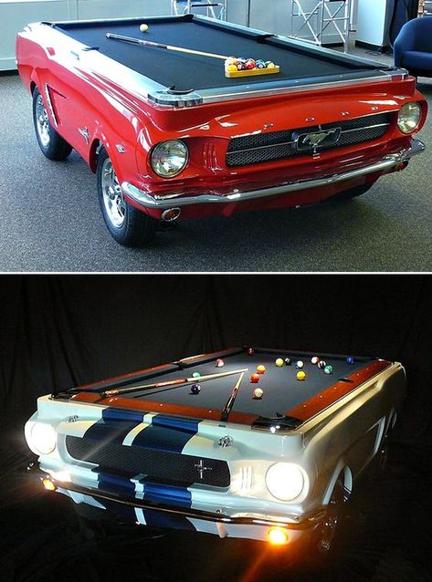 Feminine Apartment, Man Home Decor, Mustang 65, 65 Mustang, Ultimate Man Cave, Car Part Furniture, Automotive Furniture, Car Furniture, Automotive Decor