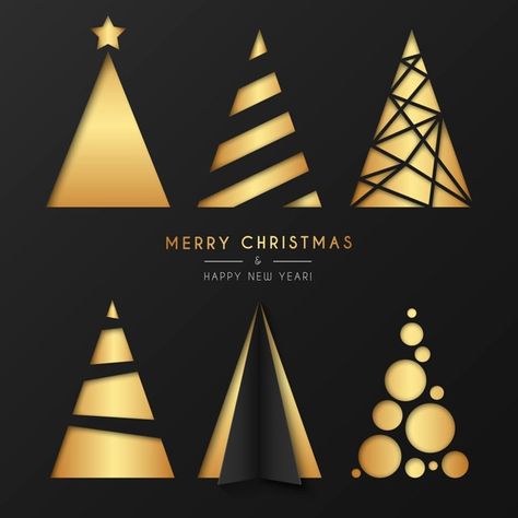 Natal, Golden Christmas Tree, Chrismas Cards, Christmas Tree Wallpaper, Christmas Tree Collection, Golden Christmas, Merry Christmas Greetings, Christmas Card Crafts, Christmas Tree Cards