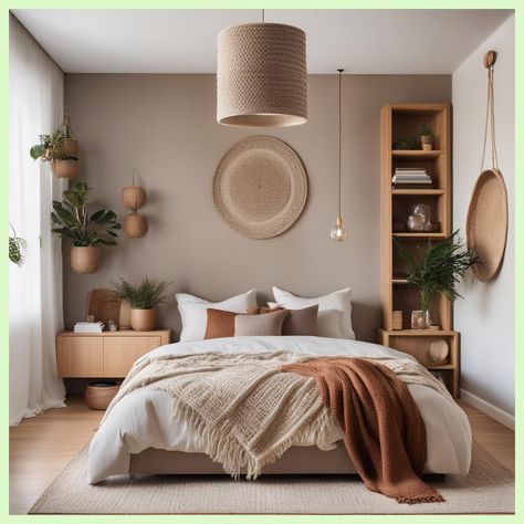 [AffiliateLink] 78 Hot Cozy Minimalist Bedroom Decor Guides You'll Want To Use Straight Away #cozyminimalistbedroomdecor Bedroom Inspirations Modern Boho, Light And Airy Boho Bedroom, Cozy Light Bedroom Ideas, Master Bedrooms Decor Small Space, Master Bed Curtains, Natural Beige Bedroom, Different Side Tables Bedroom, Wooden Bed Decor Ideas, Bedroom No Tv Ideas