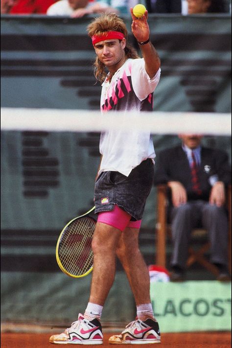 The 10 Most Iconic Tennis Sneaker Moments in History Tennis Clothing, Roland Garros, Tennis Photos, John Mcenroe, Andre Agassi, Sports Personality, Tennis Sneakers, Tennis Clubs, Tennis Fashion