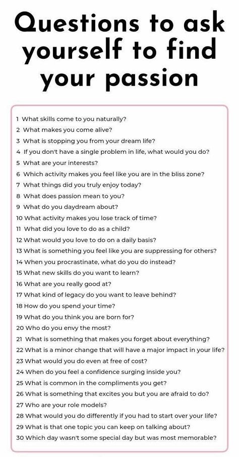 Positiva Ord, Question To Ask Yourself, Tenk Positivt, Question To Ask, Find Your Passion, Inspirerende Ord, Questions To Ask Yourself, Self Care Bullet Journal, Writing Therapy