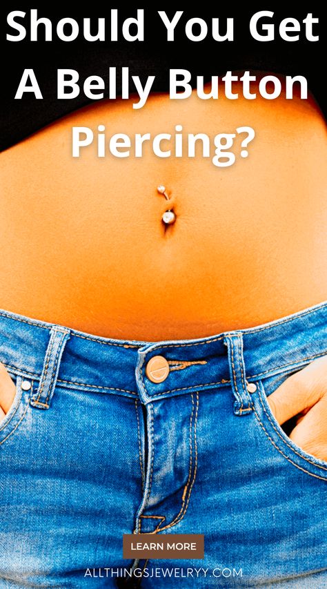 If you’re considering getting a belly button piercing but want to know more first, read this guide. We’re sharing the process, costs, care tips, and more. Fat Girls With Belly Button Piercing, Should I Get A Belly Button Piercing, Belly Button Piercing Without Jewelry, Types Of Belly Piercings, New Belly Button Piercing, Belly Piercing Tips, Curvy Belly Button Piercing, Belly Button Piercing Types, Diy Belly Piercing