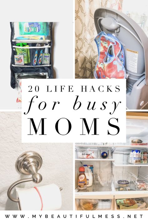 Life on the struggle bus is rough, but there are some things that can make life easier. Here are 20 life hacks for busy moms. Mom Routine, Struggle Bus, Mom Support, Mom Life Hacks, Kid Hacks, Mom Guilt, Organized Mom, Busy Mum, Toddler Mom