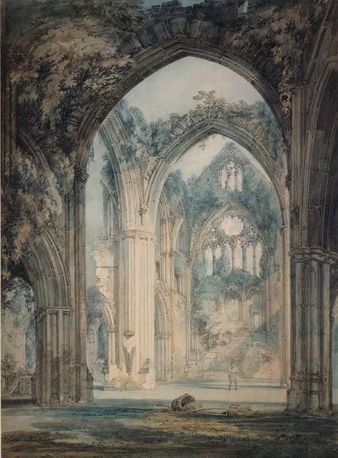 William Turner, Turner Watercolors, Tintern Abbey, Turner Painting, Arte Judaica, J.m.w. Turner, Joseph Mallord William Turner, History Painting, Covent Garden