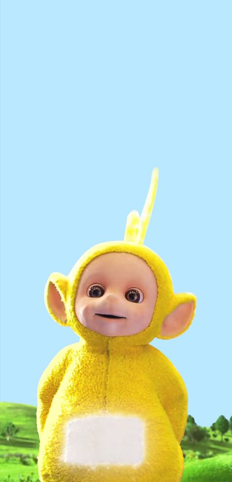 La La Teletubby, Teletubbies Wallpaper Iphone, Teletubbies Background, Teletubbies Pfp, Teletubbies Cute, Cute Teletubbies, Teletubbies Wallpaper, Yellow Teletubby, Teletubbies Funny