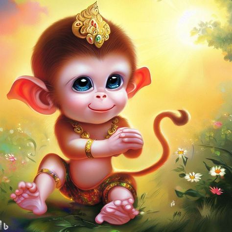 The Birth of Bal Hanuman: Depict the story of Bal Hanuman's birth and how he acquired his divine powers. Focus on his mischievous childhood and early encounters with his fellow deities.😊 Hanuman Pic, Bal Hanuman, Dp Photo, Ram Ji, Dp Photos, Hanuman Photos, Pink Wallpaper Backgrounds, Hanuman Images, Hanuman Ji