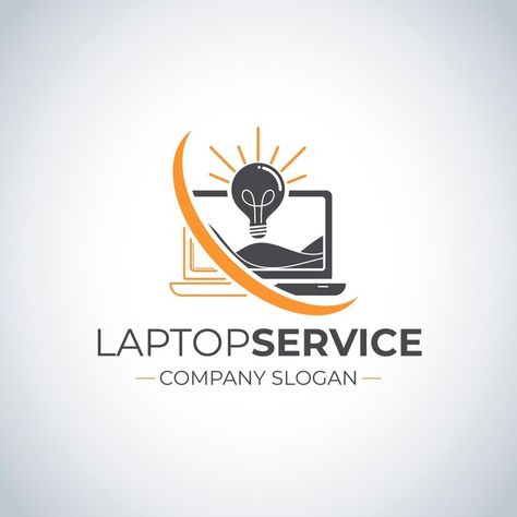 Logos, Laptop Logo, Computer Logo, Laptop Design, Decor Logo, Workshop Design, Office Branding, Company Slogans, Abstract Logo