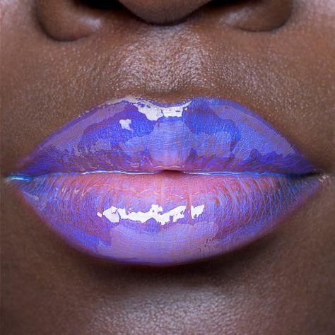 Lips Inglot Lipstick, Holographic Lips, Holographic Makeup, Drag Make-up, Lip Art Makeup, Nice Lips, Gloss À Lèvres, Lipstick Art, Beautiful Lips