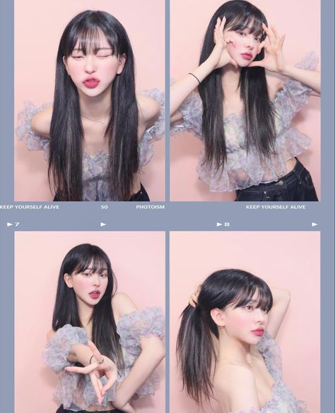 Photobox Pose, Photo Moodboard, Ulzzang Cute, Cute Collage, Food Web Design, Korean Photo, Birthday Photo Booths, Studio Poses, Photobooth Pictures