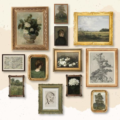 PRICES MAY VARY. Vintage Wall Decor: Elevate your space with the allure of vintage art prints. These vintage pictures are the perfect addition to your vintage room decor, bringing a touch of nostalgia to any living room, kitchen, bedroom, or bathroom Complete Vintage Posters Set: Our vintage artwork set includes 3 8x10", 4 5x7", and 5 4x6" vintage prints, perfect for creating a stunning gallery wall art display. From antique prints, botanical prints, eclectic wall art to moody decor, this poster Posters Gallery Wall, French Posters, Vintage Wall Art Prints, Moody Vintage, French Country Decor, Decor For Bedroom, Gallery Wall Prints, Nature Painting, Vintage Pictures