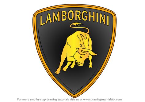 Learn How to Draw Lamborghini Logo (Brand Logos) Step by Step : Drawing Tutorials Logos, Draw Lamborghini, Logo Step By Step, Lamborghini Symbol, How Draw, Car Symbols, Lamborghini Logo, Drawing Cars, Cars Drawing