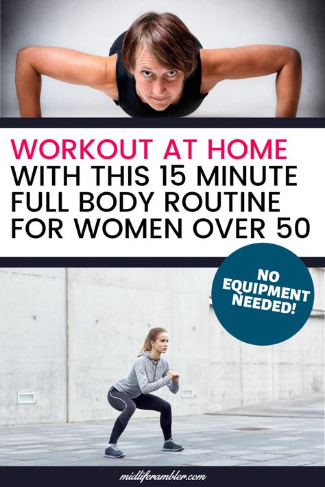 Women Over 50 Workout, Full Body Routine, Workout For Women Over 50, Weights Workout For Women, Over 50 Fitness, Body Routine, Whole Body Workouts, Full Body Workout At Home, Workout For Women