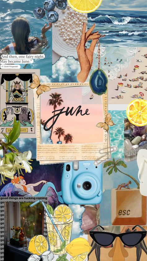 #wallpaper #june #aesthetic #visionboard #nature #beach Pastel, Balayage, June Moodboard Aesthetic, Monthly Aesthetic Wallpaper, May Collage Wallpaper, Spring Screen Savers Wallpapers, June Wallpaper Aesthetic Month, June Collage Wallpaper, June Asthetic Wallpers