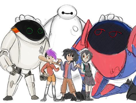 Next Big Verse | Crossover | Know Your Meme Disney Crossovers, Crossover Art, Image Princesse Disney, Disney Crossover, Fandom Crossover, Baymax, Hero 6, Cartoon Crossovers, Big Hero 6