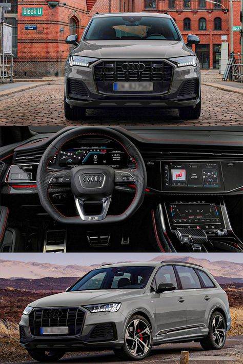 Audi Q7 Interior, Aesthetic Cars Wallpaper, Car Decor Interior, New Audi Q7, Lemans Car, Audi Sportback, Audi Q, Aesthetic Sports, Best Family Cars