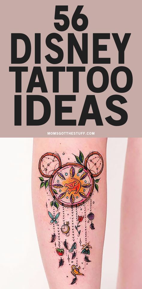 Half Sleeve Disney Tattoos For Women, Disney D Tattoo, Disney Tattoo Sleeve Ideas, Disney Themed Sleeve Tattoo, Disney Charms Tattoo, Mother Son Disney Tattoos, Disney Tattoos Men, Disney Sleeve Tattoo Ideas, Small Disney Quote Tattoos