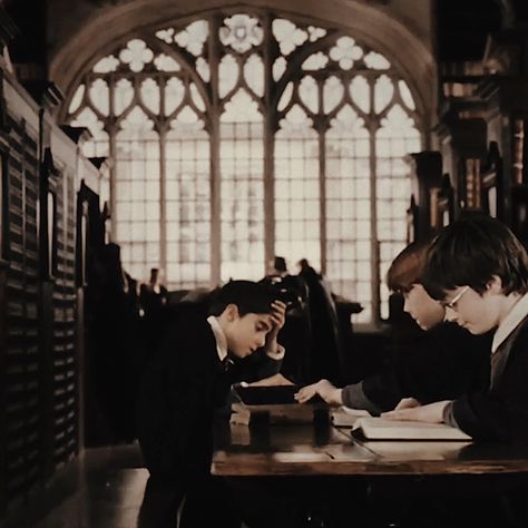 Study At Hogwarts, Hogwarts Study Aesthetic, Hogwarts Ambience, Hogwarts Student Aesthetic, Hogwarts Academia, Studying At Hogwarts, Harry Potter Study, Hogwarts Study, Hogwarts Life