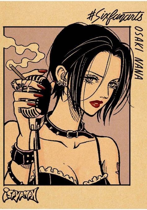 Nana Anime, Nana Manga, Nana Osaki, Funny Paintings, Arte Sketchbook, Dessin Adorable, Anime Wall Art, Arte Horror, Pics Art