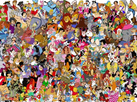 All of the Disney characters in one picture! Amazing! Disney Character Quiz, Disney Characters Pictures, All Disney Characters, Disney Quizzes, Disney Quiz, 디즈니 캐릭터, Images Disney, Wallpaper Disney, Disney Collage