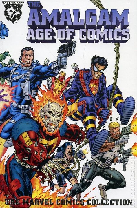 Amalgam Amalgam Comics Characters, Amalgam Characters, Marvel Comics Collection, Amalgam Comics, Demon Character, Dc Comics Vs Marvel, Marvel And Dc Crossover, Marvel Collection, Speed Demon