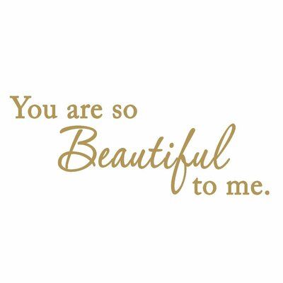 Vinyl Quotes For The Home, I Think You Are Beautiful, You Are So Sweet, So Beautiful Quotes, You Are So Beautiful To Me, You Are So Beautiful, Freestanding Mirrors, Vinyl Quotes, Wedding Wall