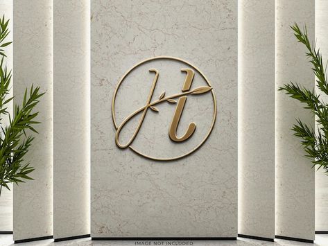 Logo Feature Wall, Wall Logo Design Interior, Logo On Wall Ideas, Showroom Wall Design, Logo Wall Design Office, Logo Wall Design Office Branding, Office Entrance Wall Design, Wall Marble Design, Office Logo Wall Design