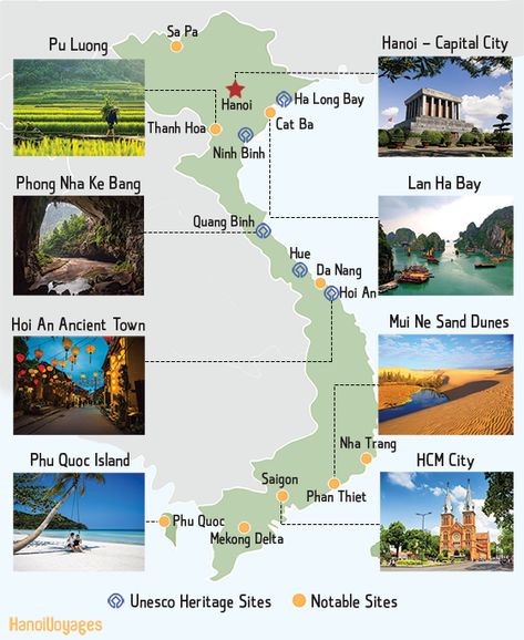 Highlights of best places you should visit in Vietnam! Vietnam Vacation, Vietnam Map, Vietnam Itinerary, Vietnam Backpacking, Vietnam Voyage, Vietnam Travel Guide, Travel Infographic, Visit Vietnam, Visit Asia