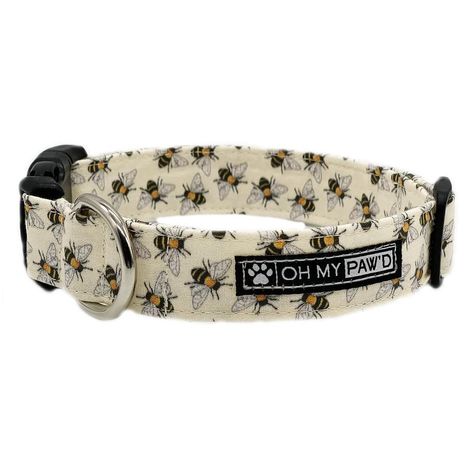 Upgrade your furry friend's style with these trendy and chic dog collars, designed to make heads turn everywhere you go! Small Black Dog, Unique Dog Collars, Dog Accesories, Bee Dog, Cute Dog Collars, Designer Dog Collars, Girl Dog Collars, Domestic Animals, Dream Dog