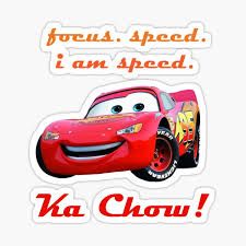 KA CHOW!" Sticker by annaashai | Redbubble Sticker Designs, Ka Chow, Cars 2006, Chow Chow, Dad Hats, Sticker Design, Decorate Laptops, Decal Stickers, Sell Your Art