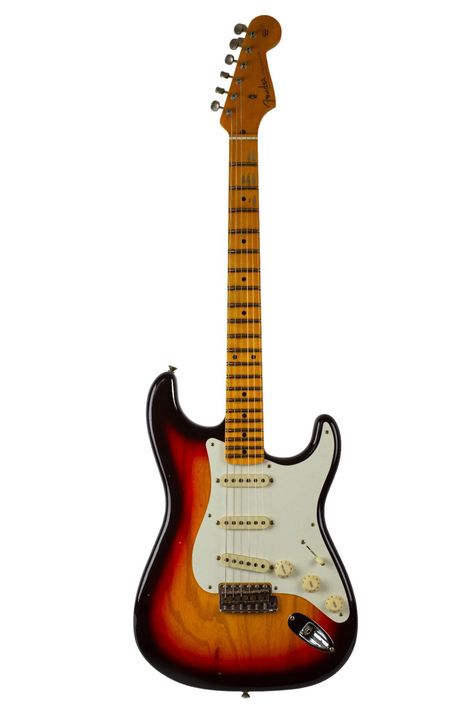 Fender Custom Shop LE '56 Stratocaster Journeyman Relic Chocolate Sunburst (PDX) Bonito, Music, Art, Fender Stratocaster Sunburst, Fender Custom Shop, Fender Stratocaster, Fender Guitars, Custom Shop, Tag Art