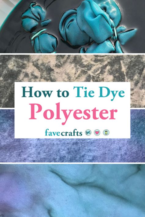 How to Tie Dye Polyester Tie Dye Polyester, How To Bleach Polyester Fabric, Bleaching Polyester Fabric Diy, Dye Polyester Fabric How To, Dyeing Polyester Fabric, Tie Dye Curtains Diy, How To Dye Polyester Fabric, Tie Dye Sheets Diy Patterns, How To Dye Polyester