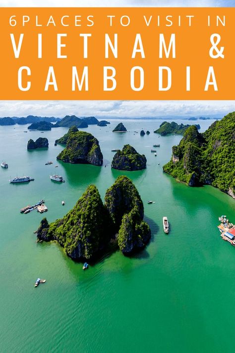 Discover some of the best destinations for your Vietnam and Cambodia travel itinerary. #vietnam #cambodia #travel #aswesawit #unesco Siem Reap, Battambang, Cambodia Itinerary, Visit Vietnam, Visit Asia, Cambodia Travel, Travel Destinations Asia, Southeast Asia Travel, Asia Destinations