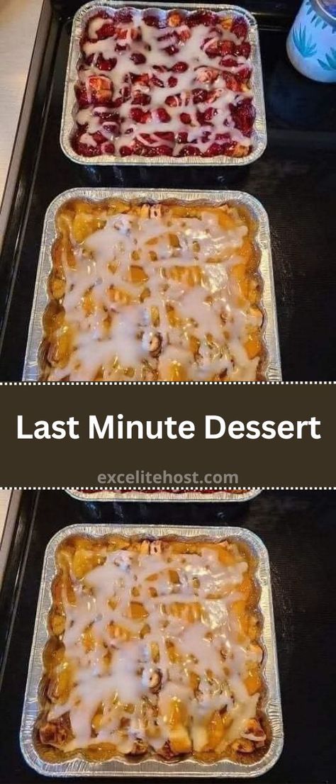 Pie, Dump And Bake Desserts, 15 Min Dessert Recipes, Simple Dessert For Party, The Easiest Desserts Ever, Desserts While Camping, Unbaked Desserts Recipes, Easy To Make Sweet Treats, Easy Comfort Desserts