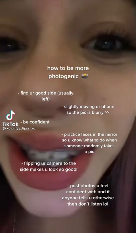 Be More Photogenic, Confidence Mindset, Gymnastics For Beginners, Psychology Fun Facts, Self Confidence Tips, Foto Tips, Teen Life Hacks, Confidence Tips, Study Tips College