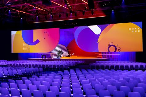 Stage Design - European Women in Tech 2022 on Behance Logos, Summit Stage, Small Booth Design, Small Booth, Women In Tech, Concert Stage Design, Corporate Event Design, Stage Set Design, Event Stage