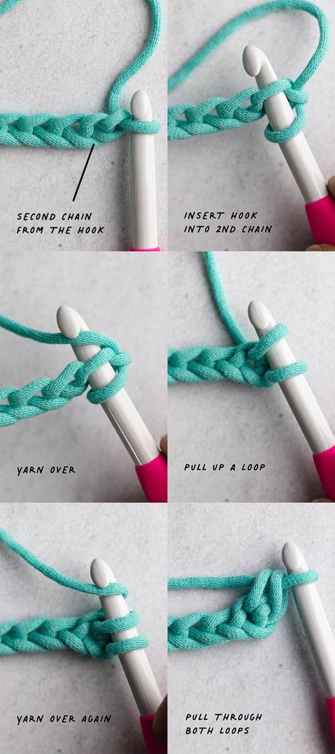 Learn how to make a single crochet stitch with this beginner-friendly, step-by-step tutorial. Read the rest of the post for lots of tips and tricks about single crochet in rows, single crochet in the round, increasing, decreasing, and more frequently asked questions. Sarah Maker, Crochet Guide, Crotchet Stitches, Crochet Workshop, Crochet Blanket Stitch Pattern, Crochet Chain Stitch, Crocheted Animals, Crochet Pillow Patterns Free, Beginning Crochet